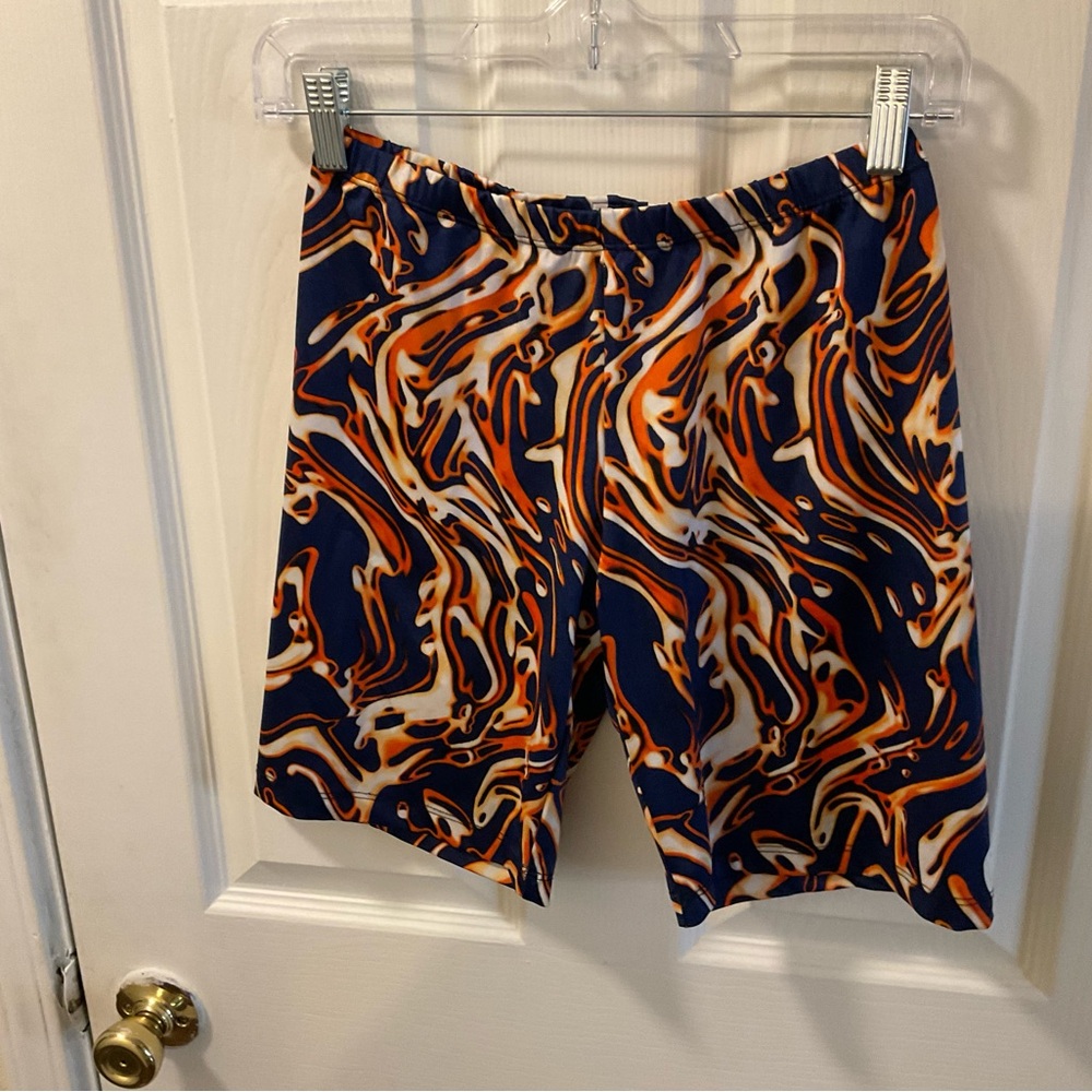 Vibrant Swirl Pattern Shorts